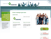 Tablet Screenshot of clubactief.com